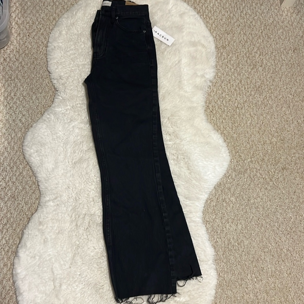 Pacsun black stretch crop boot jeans - size 23